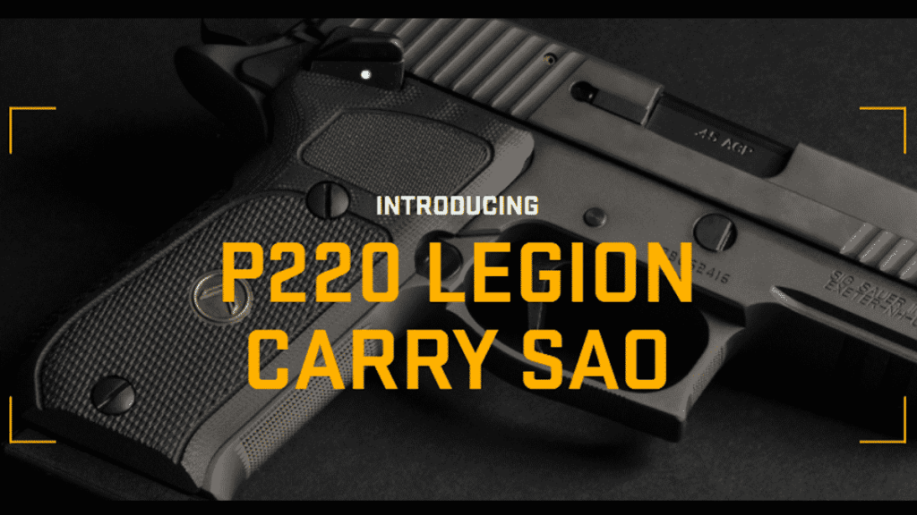 SIG SAUER Limited Edition P220 LEGION CARRY SAO